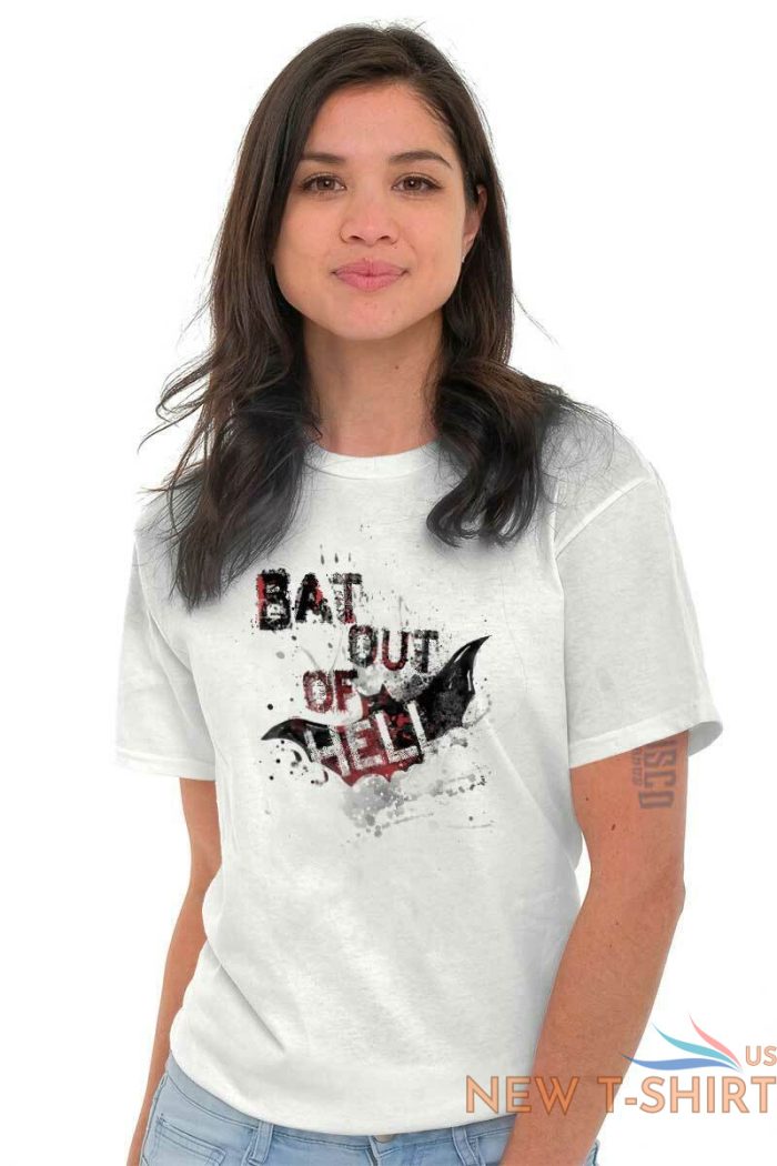 bat out of hell halloween trick or treat gift adult short sleeve crewneck tee 2.jpg