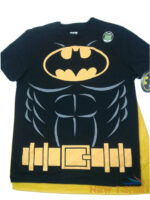 batman mens shirt large short sleeve glow in the dark removable cape halloween 1.jpg