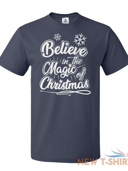 believe in the magic of christmas happy santa unisex tee tshirt 1.jpg