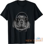 best to buy funny guinea pig graphic tees guinea pig headphones t shirt 0.jpg