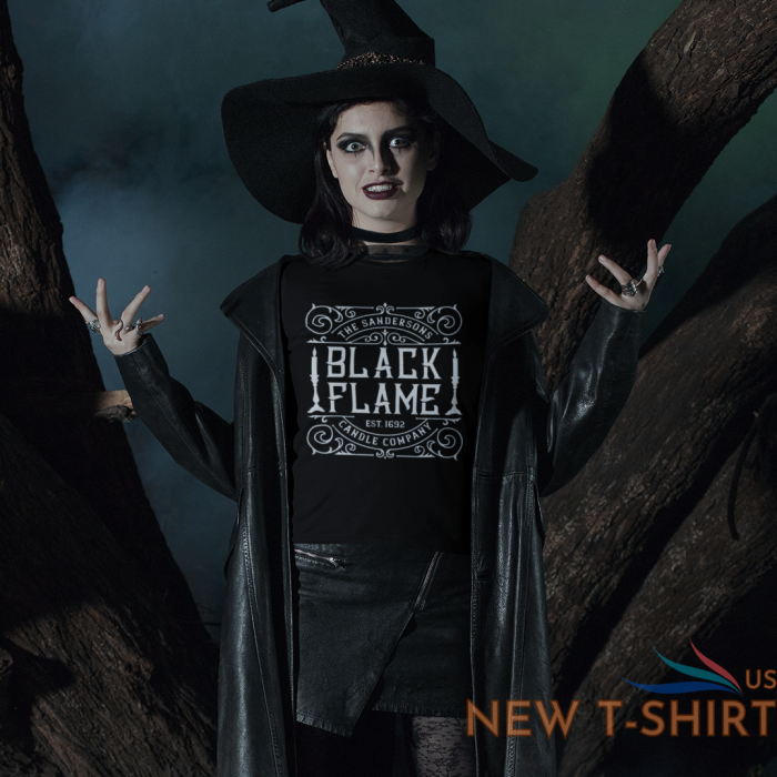 black flame candle company halloween sanderson witch t shirt spooky unisex tee 3.png