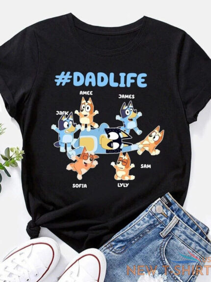 bluey dad shirt custom bluey dad shirt bluey family shirt gift for dad 0.jpg