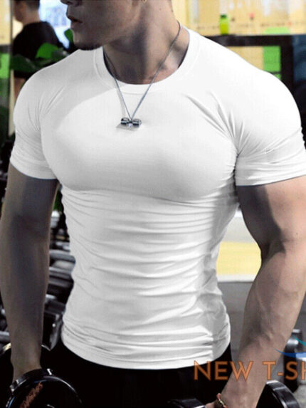 bodybuilding gym t shirt mens workout shirt muscle tee men fitness clothing tops 0.jpg