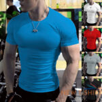 bodybuilding gym t shirt mens workout shirt muscle tee men fitness clothing tops 3.jpg