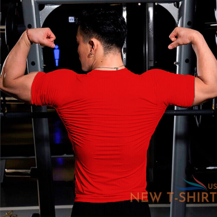 bodybuilding gym t shirt mens workout shirt muscle tee men fitness clothing tops 9.jpg