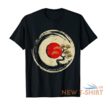 bonsai tree in japanese zen buddhist enso circle t shirt bonsai tree shirt 1.png