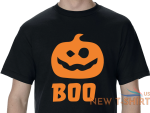 boo halloween pumpkin t shirt short sleeve graphic tee unisex apparel 0.png