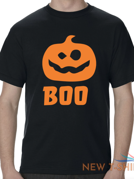 boo halloween pumpkin t shirt short sleeve graphic tee unisex apparel 1.png