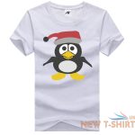 boys cute penguin festive xmas printed t shirt mens christmas gift cotton top 2.jpg