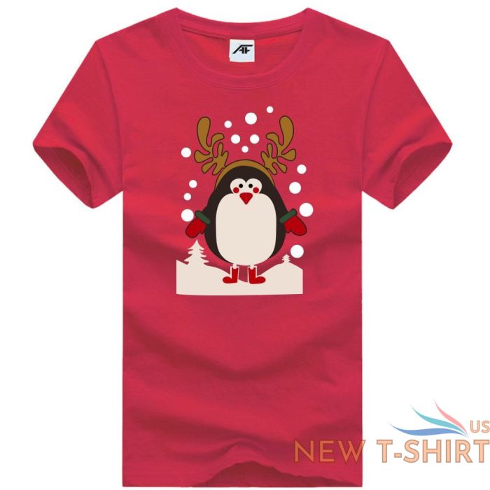 boys cute penguin festive xmas printed t shirt mens christmas gift cotton top 8.jpg