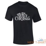 boys merry christmas cute text party wear t shirt round neck tees 0.jpg