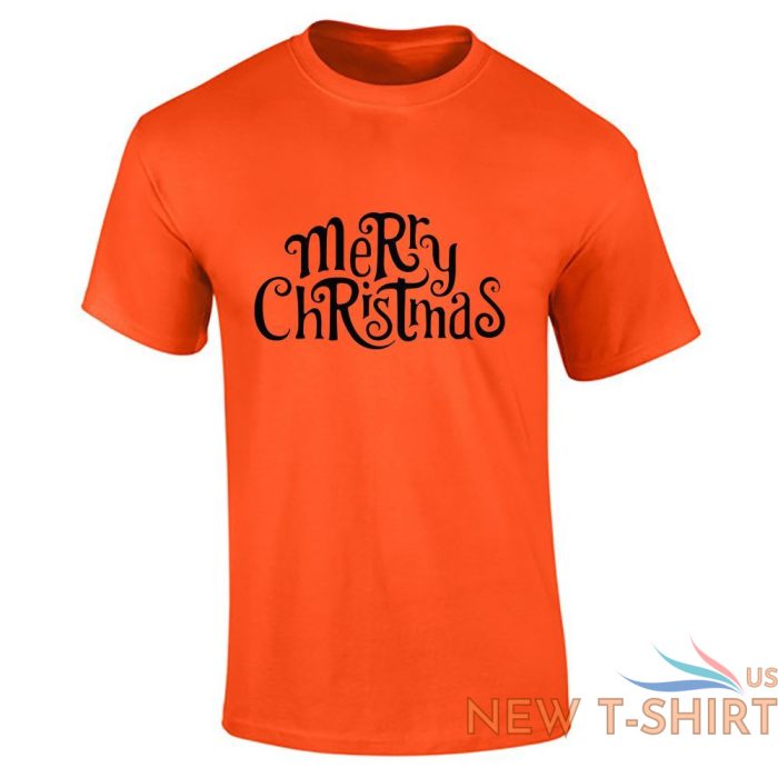 boys merry christmas cute text party wear t shirt round neck tees 1.jpg