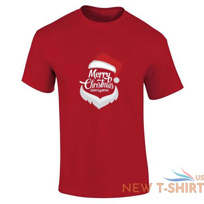 boys merry christmas everyone print t shirt mens short sleeve top cotton xmas 2.jpg