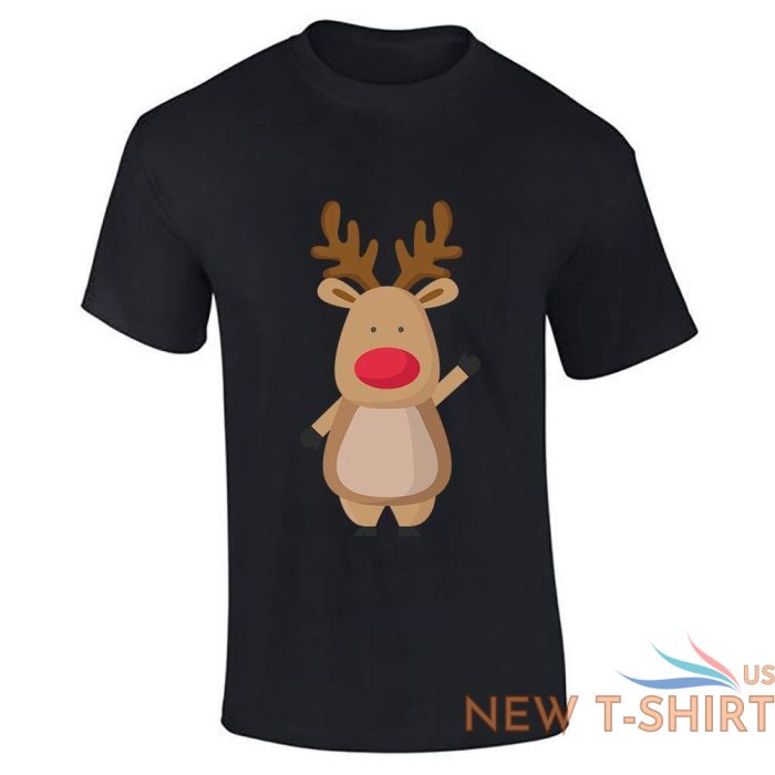 boys merry christmas reindeer t shirt crew neck novelty top tees 0.jpg