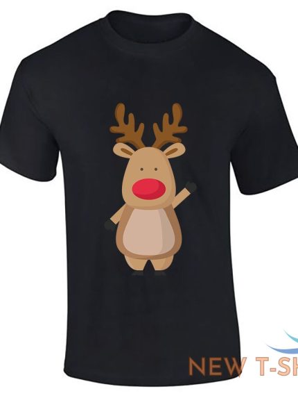 boys merry christmas reindeer t shirt crew neck novelty top tees 1.jpg