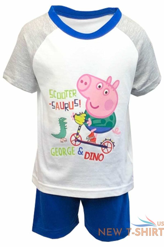 boys pyjamas short sleeve t shirt shorts set baby toy story batman peppa pig 2.jpg