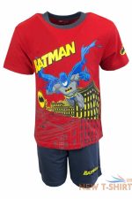 boys pyjamas short sleeve t shirt shorts set baby toy story batman peppa pig 6.jpg