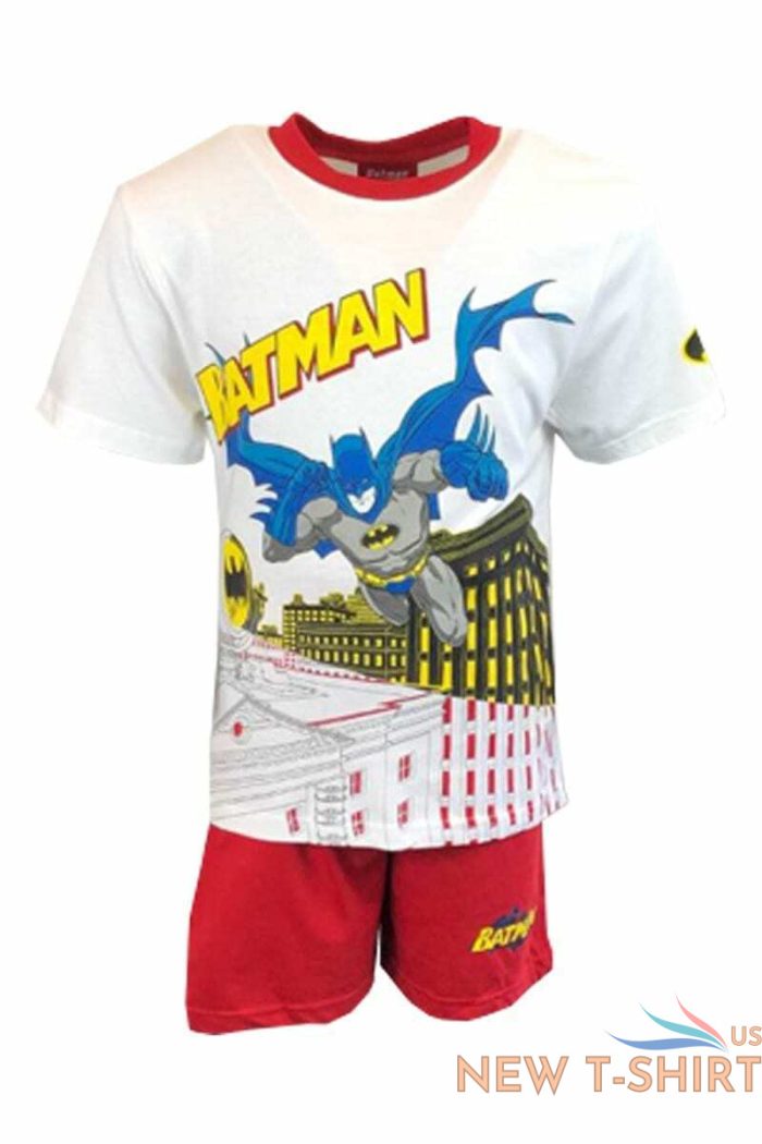 boys pyjamas short sleeve t shirt shorts set baby toy story batman peppa pig 8.jpg
