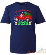 brown christmas 2023 t shirt santa claus funny xmas tree vintage van snow man 2.jpg