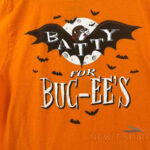 buc ees halloween shirt mens medium orange bats batty for buc ees usa made 2.jpg
