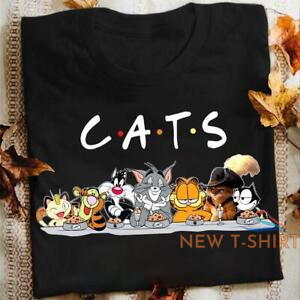 cartoon cats friends halloween party happy spooky season tshirt women 0.jpg