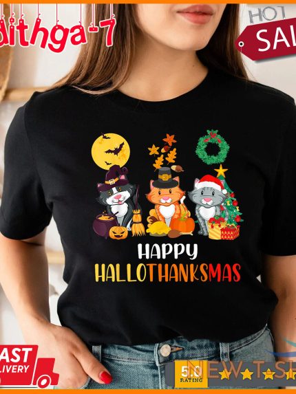 cat halloween christmas happy hallothanksmas thanksgiving t shirt size s 4xl 0.jpg