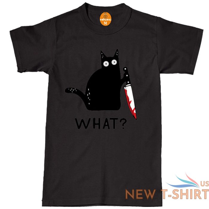 cat what t shirt murderous cat with knife funny halloween gift t shirt unisex 1.jpg