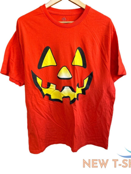 celebrate halloween t shirt unisex size xl orange jack o lantern pumpkin 0.jpg