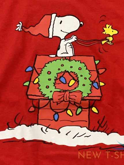 charlie brown christmas snoopy woodstock red barron tee men s holiday t shirt 1.jpg