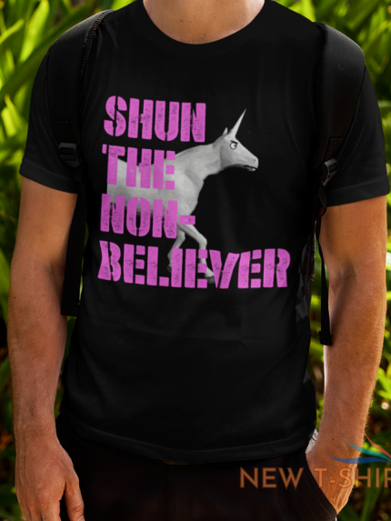 charlie the unicorn t shirt shun the non believer ring ring hello new gift tee 0.png