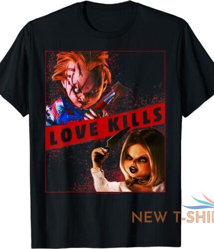 child s play chucky and tiffany love kills horror halloween tshirt men 0.jpg