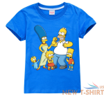 children unisex the simpsons t shirt cotton short sleeve top birthday xmas gifts 6.png