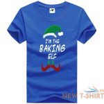 christmas baking elf printed womens girls t shirt funny novelty party top tees 7.jpg
