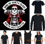 christmas biker t shirt mens sons of santa claus funny anarchy motorcycle bike 0.jpg
