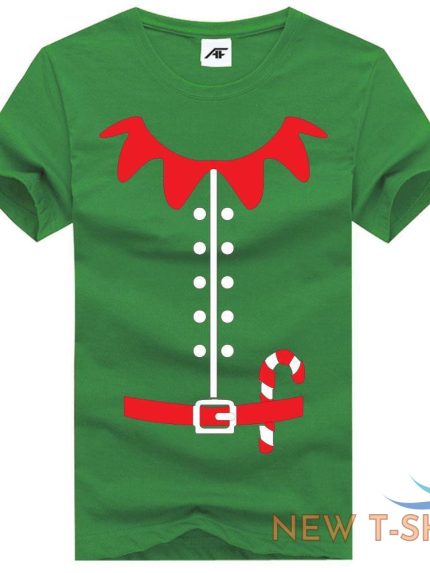 christmas deer santa elf print t shirt mens boys xmas party wear top tees 0.jpg