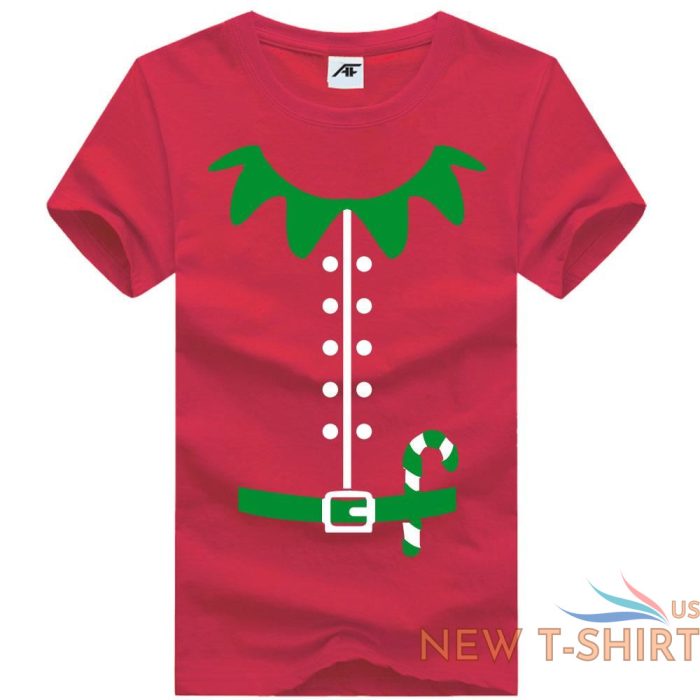 christmas deer santa elf print t shirt mens boys xmas party wear top tees 4.jpg
