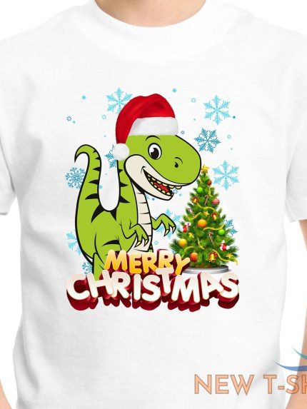 christmas dinosaur t shirt dino kids mens birthday gifts novelty tshirt xmas 0.jpg