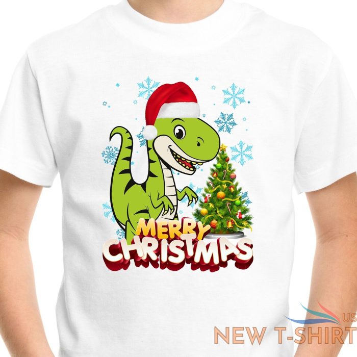 christmas dinosaur t shirt dino kids mens birthday gifts novelty tshirt xmas 0.jpg