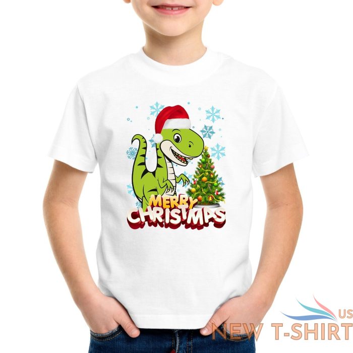 christmas dinosaur t shirt dino kids mens birthday gifts novelty tshirt xmas 1.jpg