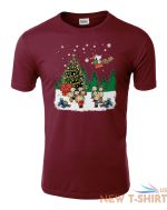 christmas friends singing around tree unisex tee tshirt 2.jpg