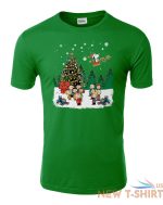 christmas friends singing around tree unisex tee tshirt 3.jpg