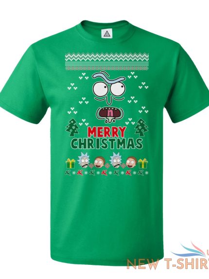 christmas fun with rick and morty unisex tee tshirt 0.jpg