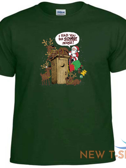 christmas santa i told you the schmidt house funny humor holiday t shirt 0.png