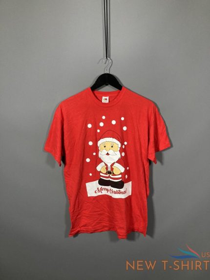 christmas t shirt size large red great condition men s 0.jpg