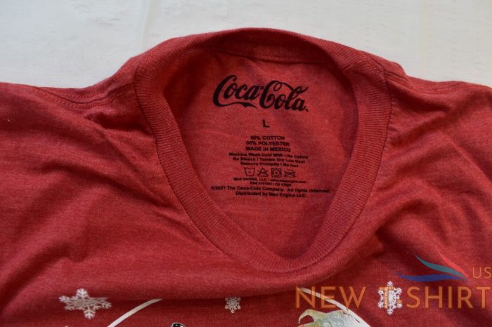 coca cola mens santa claus drinking coke christmas shirt new s 2xl 2.jpg