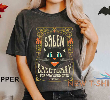 comfort colors cat halloween shirt retro halloween shirt cat unisex t shirt 0.jpg