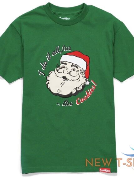 cookies sf santa i do it all for the cookies xmas green shirt size small s 0.jpg