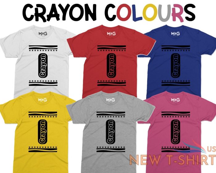 crayon funny costume matching t shirt colours nursery school kids halloween tee 0.jpg