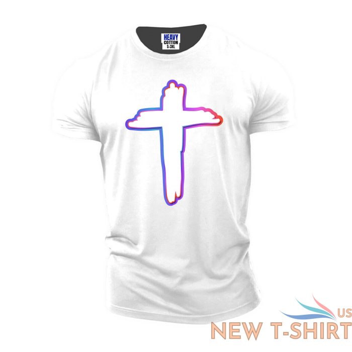 cross colorful jesus christianity faith religious mens t shirt usa new gift tee 7.jpg