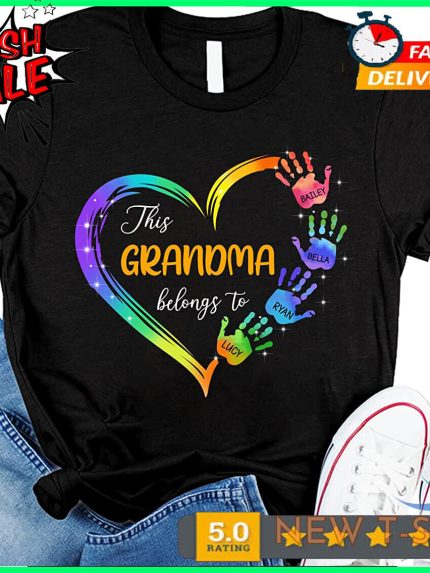 custom grandma mom with kids name shirt personalized christmas mothers day shir 0.jpg